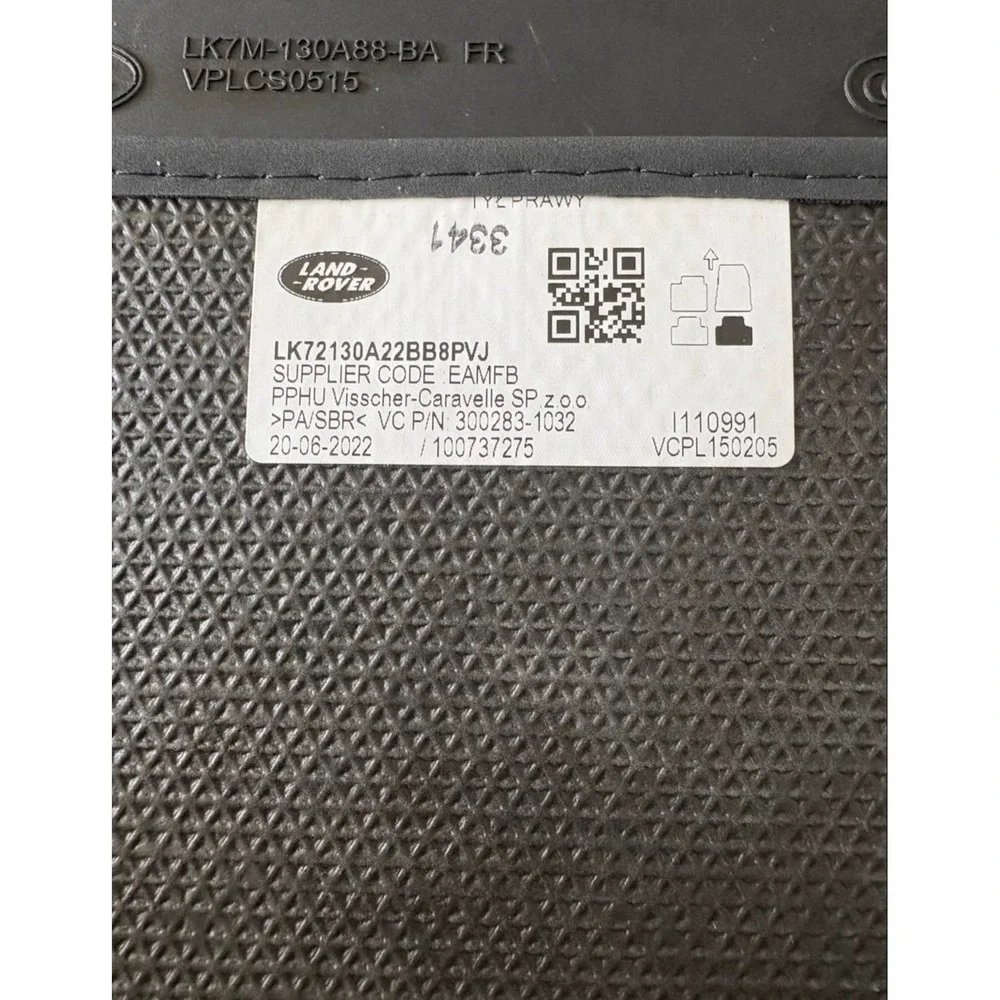 Genuine Land Rover Discovery Sport 2020-2024 Rubber Floor Mat Set VPLCS0515 LHD